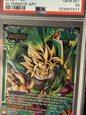 Dragon Ball Super Broly FB06-048 Alternate Art Fusion World - PSA