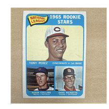 1965 Topps - Rookie Stars #581 Tony Perez Kevin Collins Dave Ricketts Baseball