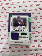2021 Panini Contenders KENE NWANGWU Green Variation Rookie RC Patch #RSV-KNW SP