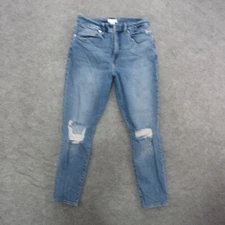 Good American Jeans Women's 12/31 Blue Light Wash High Rise Jegging Jeans