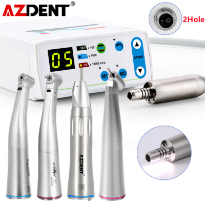 Micromotor LED eléctrico sin cepillo dental 2 hoyos/1:1/1:5/1:4.2 LED Mango