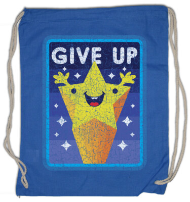 Give Up Star Turnbeutel Gamer Gaming Games Geek Nerd Computer Scientist