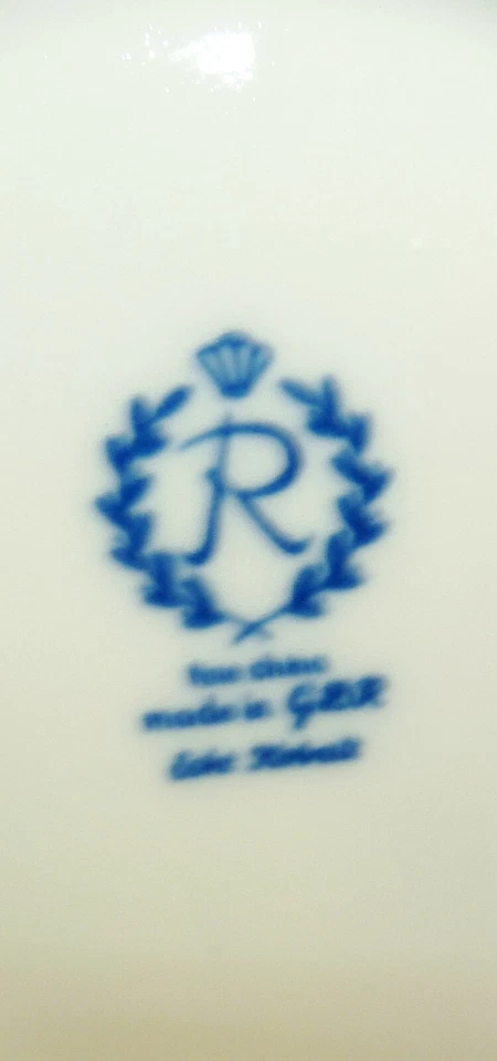 REICHENBACH - BLUMENVASE Vase VASENPAAR - Kobaltblau GOLD Thüringen - Bild 2 von 2