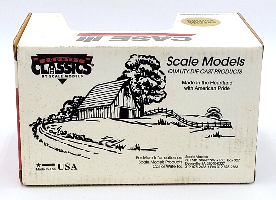 Scale Models Country Classics Case IH Tractor 1:16 Scale Special Edition Gray - Image 3 of 4