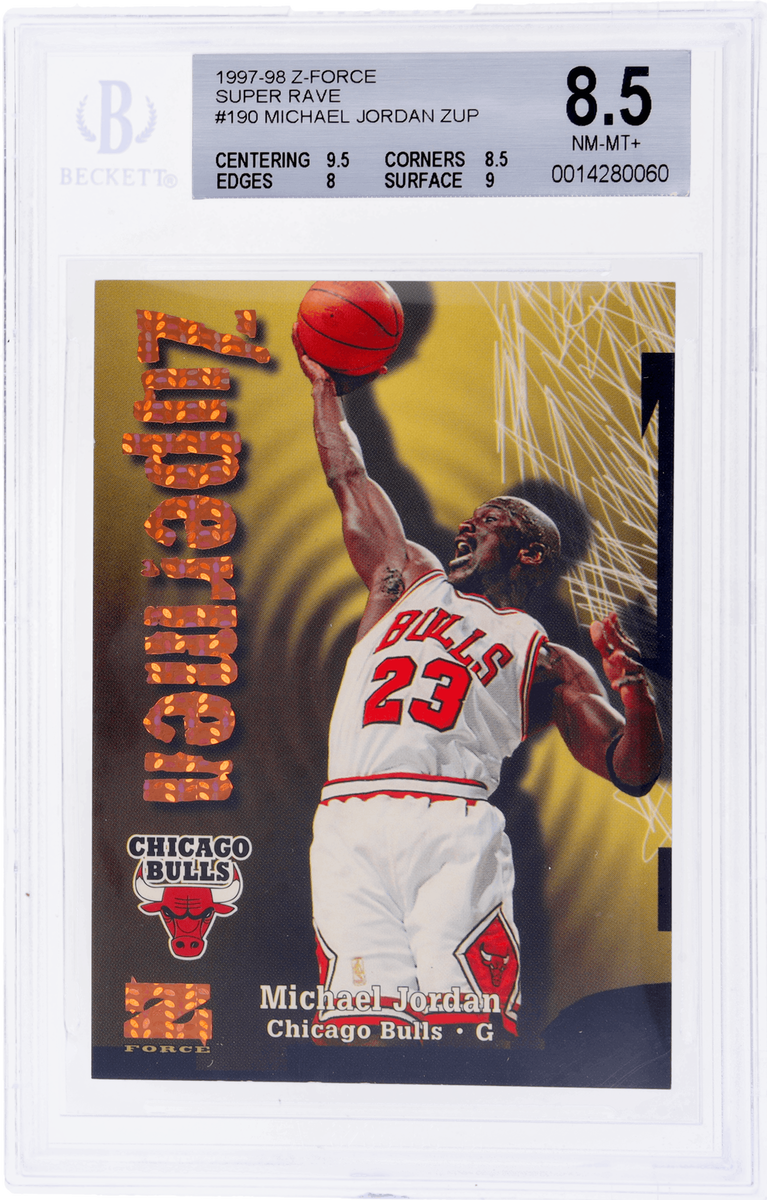 1997 Z-Force Michael Jordan Super Rave Zupermen #190 /50 BGS 1997 Z-Force Michael Jordan Super Rave Zupermen #190 /50 BGS