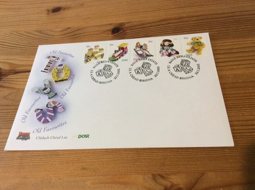 Ireland 2002 Greetings Old Favourites Toys FDC per scan