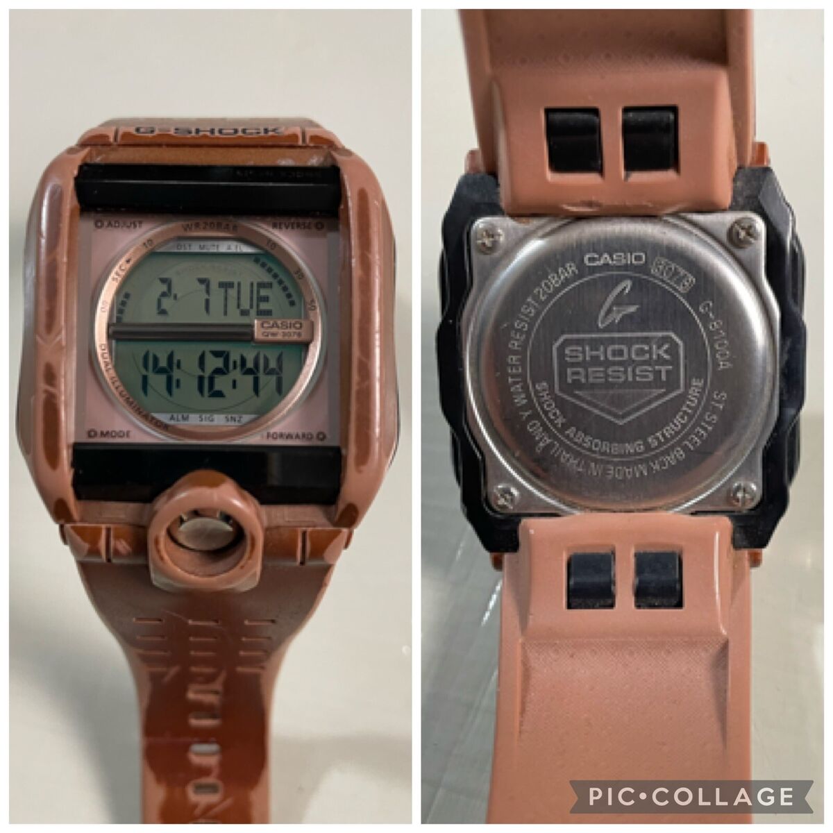 G SHOCK Wristwatch / Watch Model No. G8100A CASIO QW-3078 G SHOCK Wristwatch / Watch Model No. G8100A CASIO QW-3078