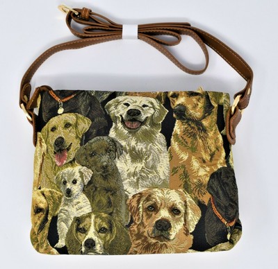 purse with dog design