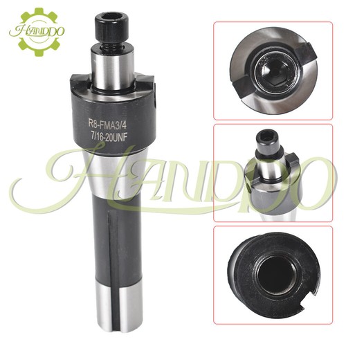 "NUEVO 3/4" R8 Vástago Carcasa Fresado Árbol Adaptador Para Máquina Bridgeport - Imagen 5 de 9