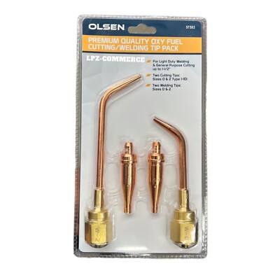 OLSENPremium Quality Oxy Fuel Cutting/Welding Tip Pack