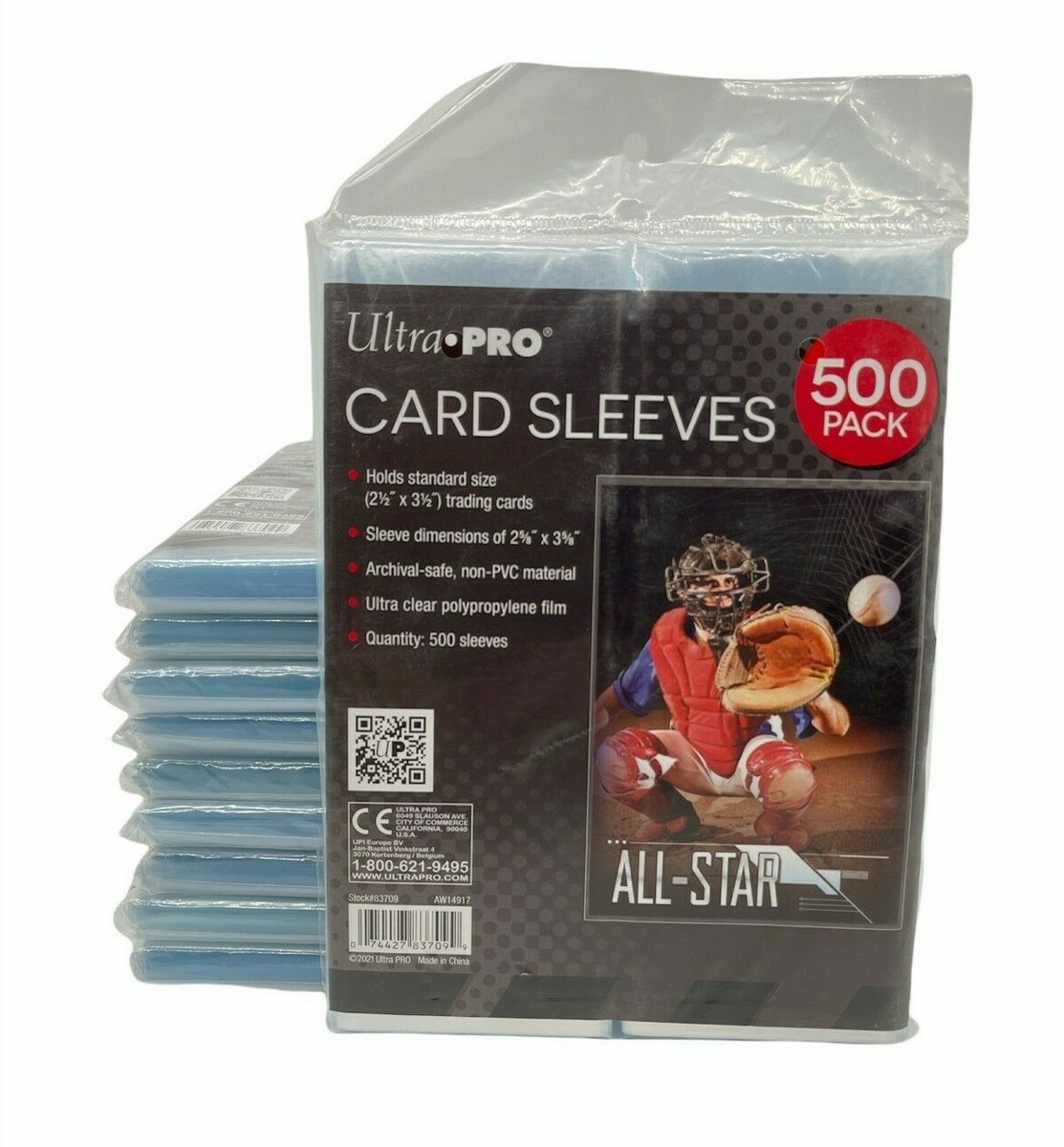 Ultra Pro Top Loaders Ultra Pro Penny Card Soft Sleeves - 3 Packs Of 50  (150 Total) For Vintage & Oversized Trading Cards Hockey Card Sleeves