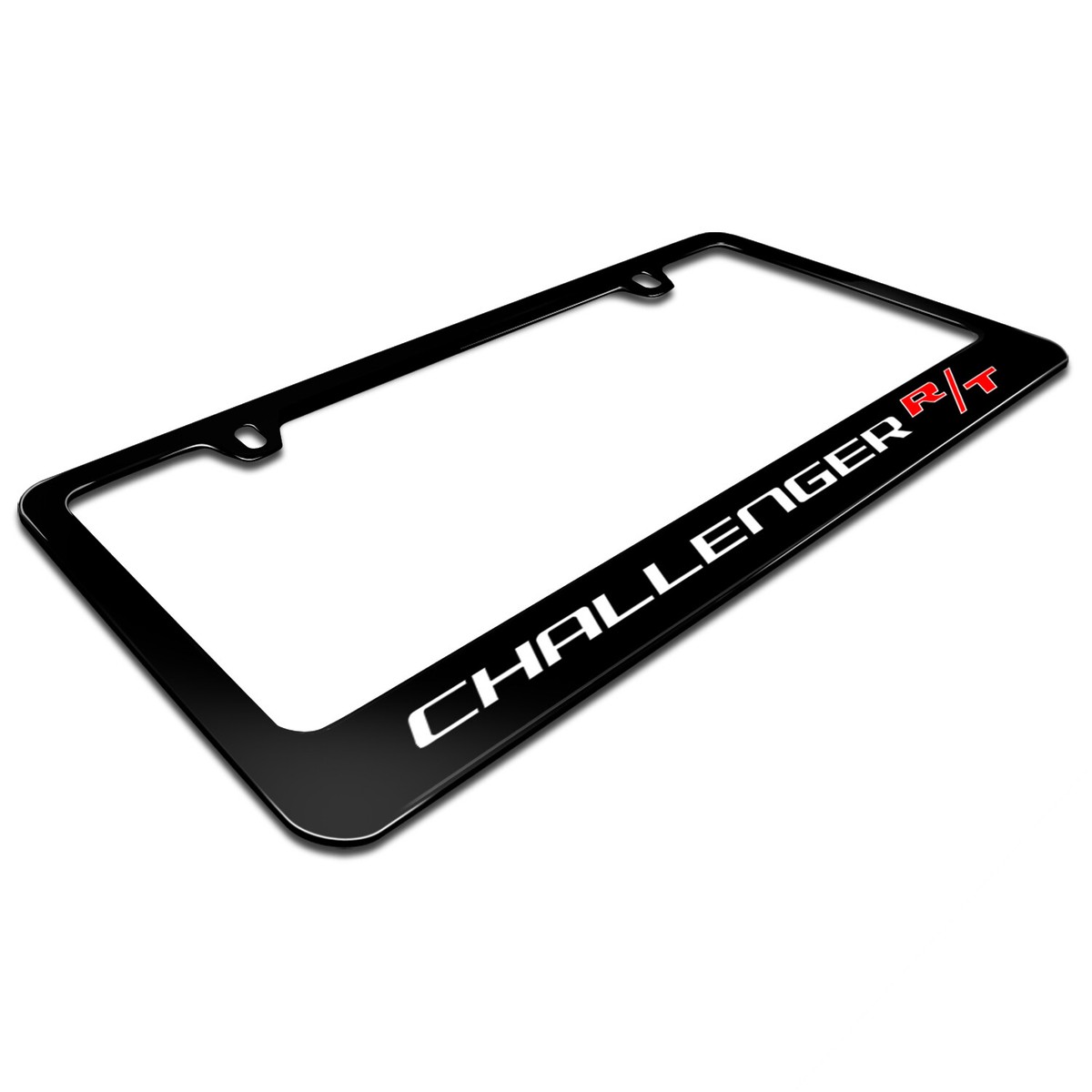 Dodge Challenger R/T Black Metal License Plate Frame | eBay