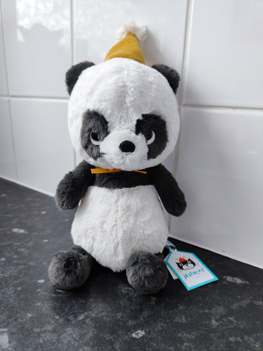 New Jellycat Jollipop Panda. In Hat Brand New With Tags | eBay UK
