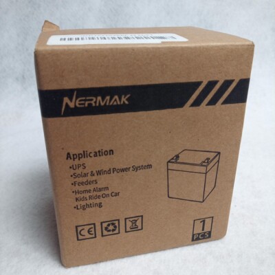 Nermak 12.8V 10Ah LiFePO4 Rechargeable Battery 128Wh NIOB