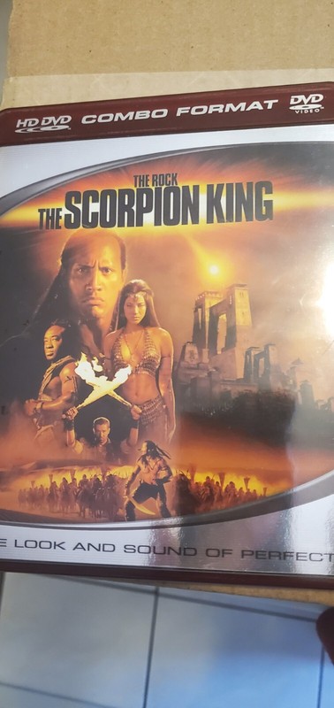 the scorpion king the rock dvd, ( combo formato) both versions on one disc