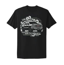GMC Sierra Denali Truck GM AT4 Duramax Unisex Black T-Shirt