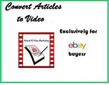 Convert articles into marketing videos - Submit to YouTube for SEO boosting