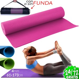 Esterilla para Yoga Gimnasia Colchoneta de Fitness Pilates deporte Alfombra Mat
