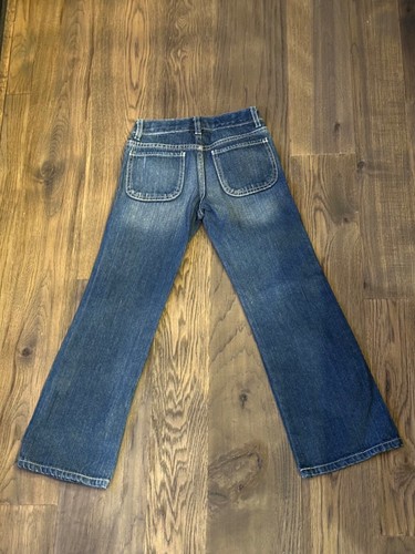 Crazy 8 GIRLS Blue Jeans * Size 7 * Embellished Flare Jeans * Hook/Eye Closure - Picture 3 of 9