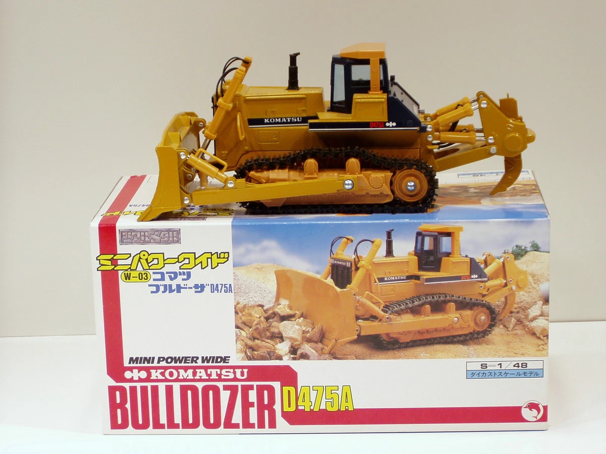 Komatsu 1:50 Dozer Vintage Manufacture Diecast Construction