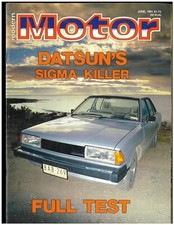 MODERN MOTOR car Magazine June 1981 Datsun Bluebird Porsche 924 Carrera Charade