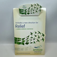Amitiza Lubiprostone Drug Rep Pharmaceutical Promo Advertising Clipboard