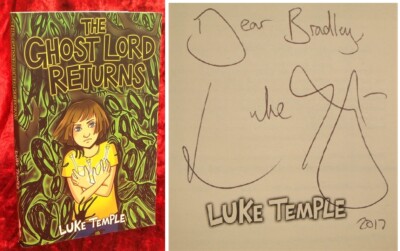 Hand-Signed by Luke Temple - The Ghost Lord Returns - Gull Rock 2016 - 1st/1st