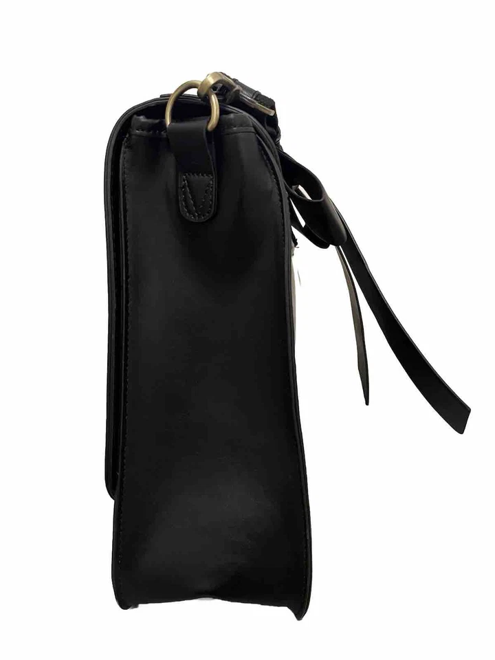 Ecosusi Vegan Leather Briefcase Padded Laptop  Shoulder Backpack Messenger Bag - Image 3 of 4