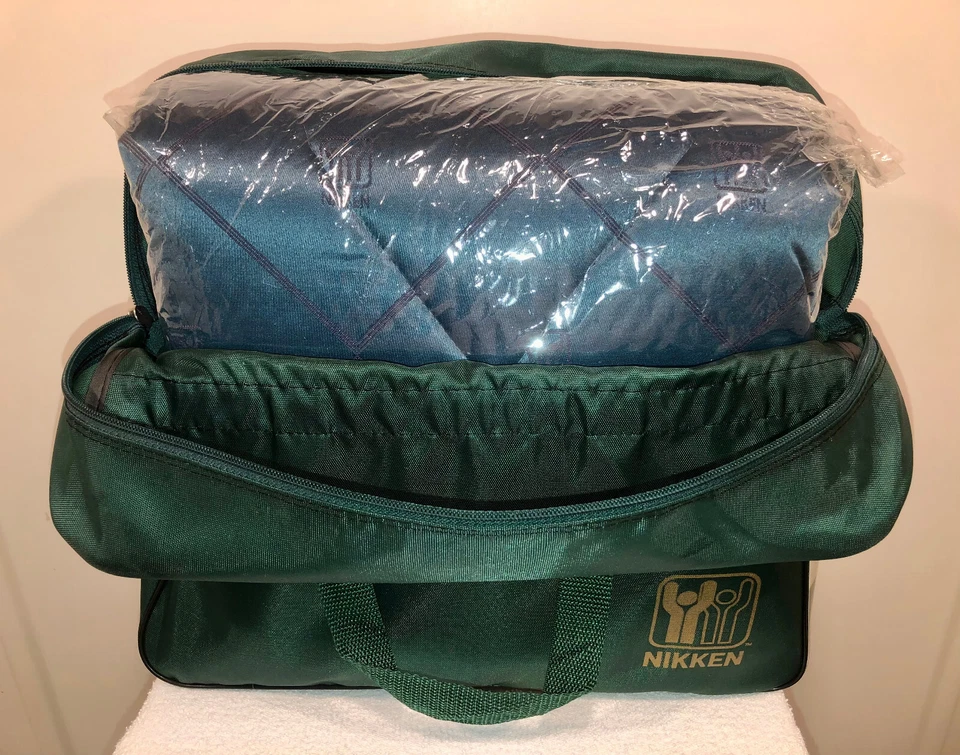 🎁 NIKKEN 1251 Kenkotherm Portable Travel Pad w/Carry Bag 36x71” ~ ULTRA RARE 🎁 - Image 2 of 4