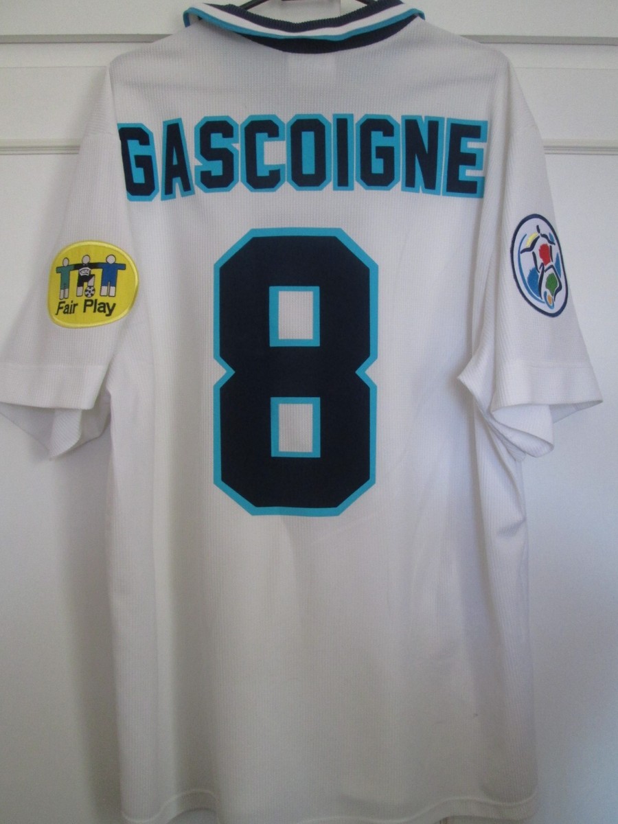 Maillot Angleterre Euro 96 Spécial – Signé Paul Gascoigne – Collector Match Écosse - Collection