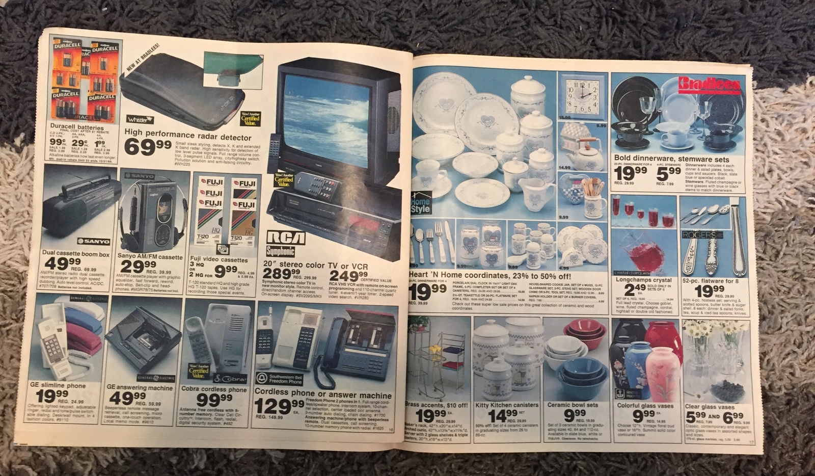 Vintage BRADLEES Department Store Weekly Ad Circular Paper NJ 1989 eBay