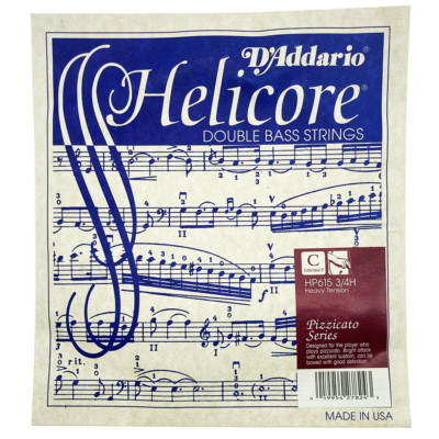 DAdario HP615 3/4H Helicore Pizzicato Serie Kontrabass C ext Saite 3/4 Scale