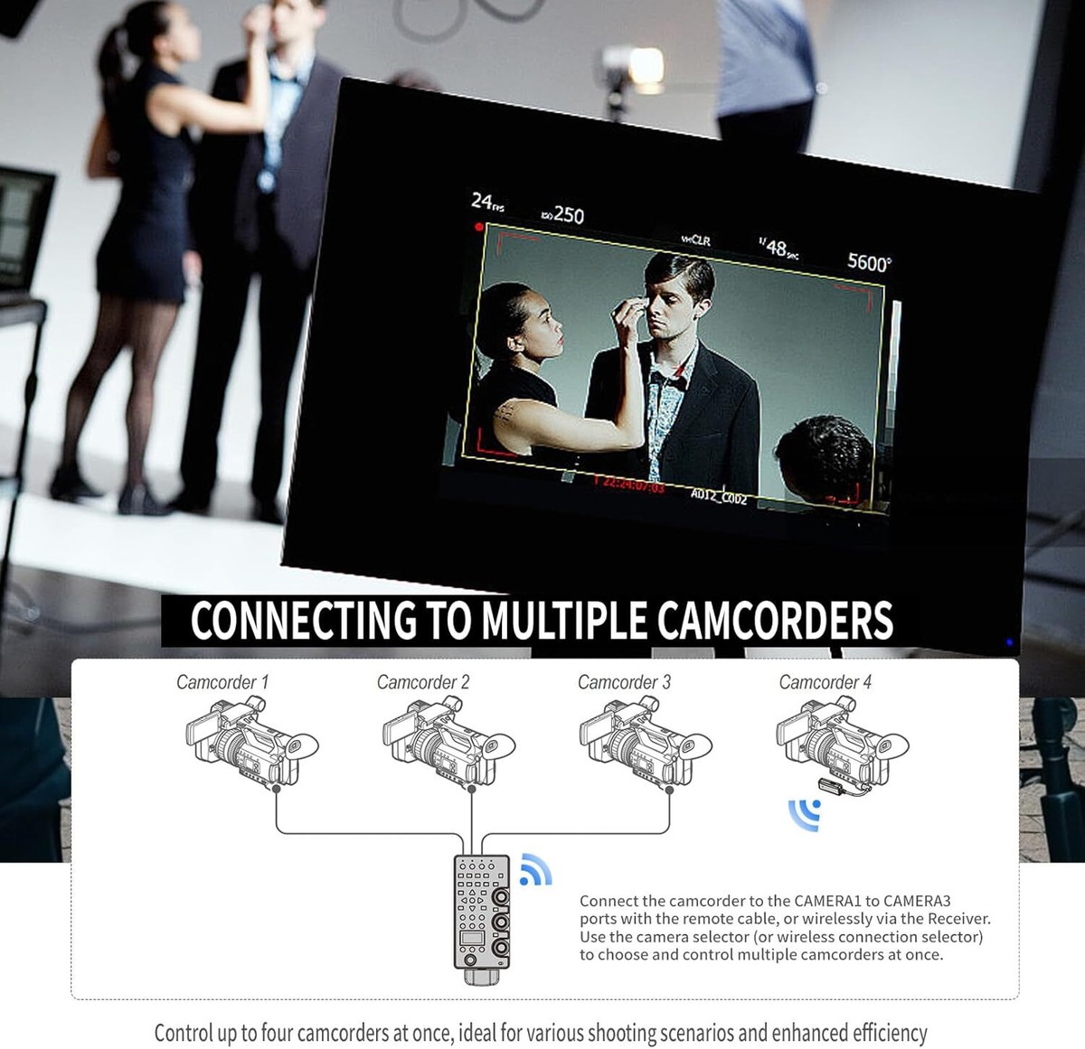 Sony Fx6 For Lanc Zoom Controller Wireless Wired Remote