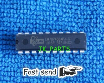 10PCS New EM78P458APJ-G DIP-20 IC