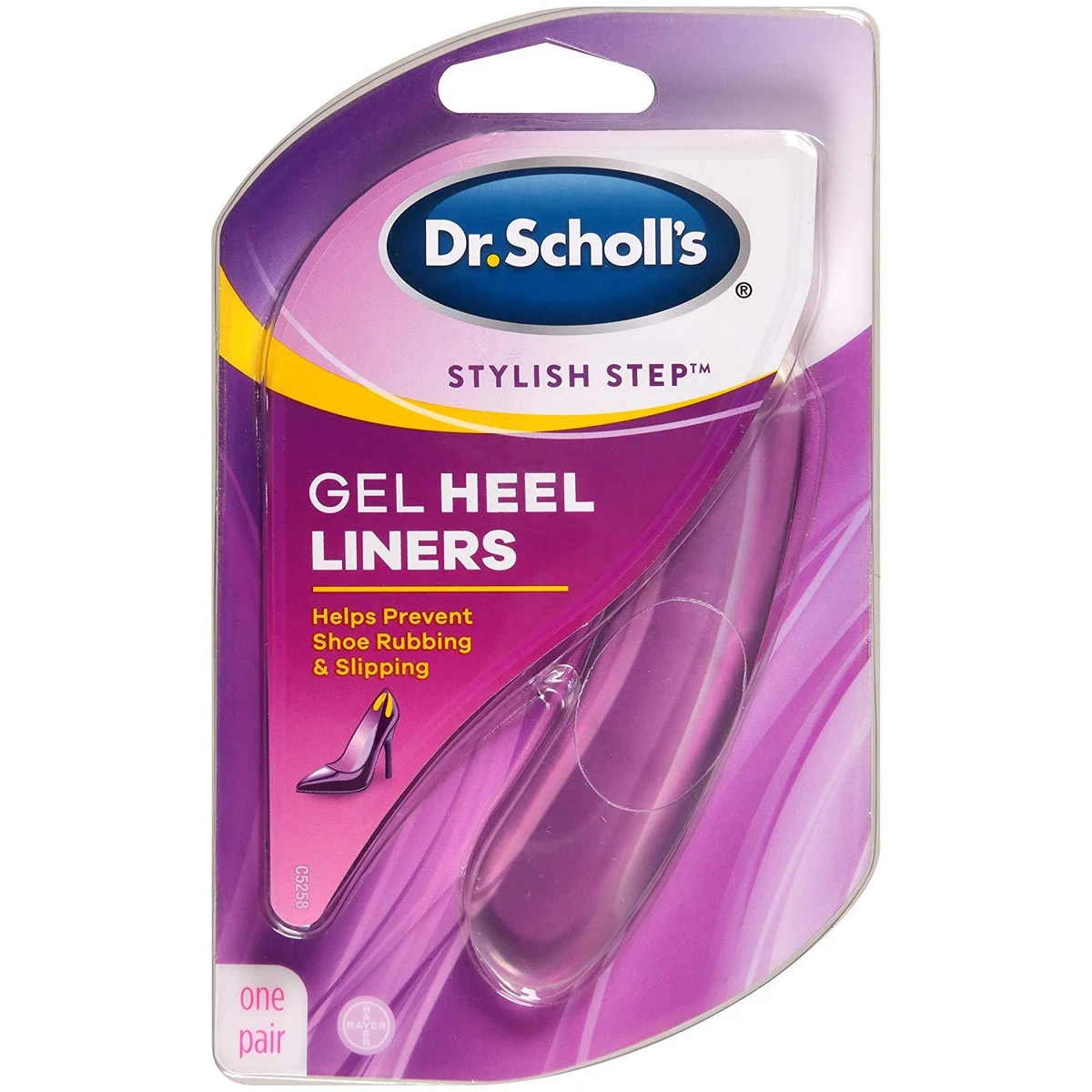 DR SCHOLLS GEL HEEL LINER FOR SHOES WOMEN PREVENTS RUBBING AND