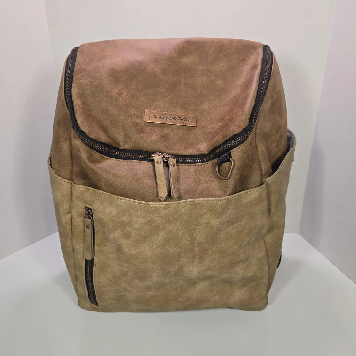 Petunia Pickle Bottom Tan Backpack Diaper Bag Abstract Printm Dusted Dessert Petunia Pickle Bottom Brown Diaper Bags for sale | eBay main image 4