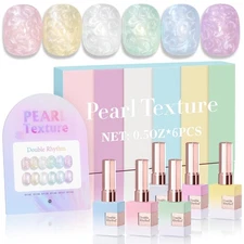 6 Pcs 15 ML Gel Polish Set Same Color Same Bottle Soak Off Gel Polish Kit Nai...