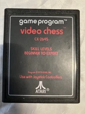 Vintage 1979 Video Chess Cartridge for the Atari 2600 Game System