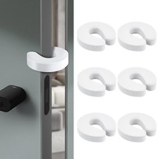 6 Pack Door Finger Pinch Guard, Anti Door Slam Stopper, Cat Toddler Door Stop...