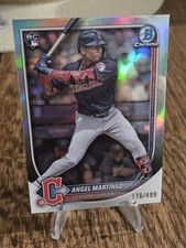 Angel Martinez 2025 Bowman Chrome RC Refractor /499 Rookie Guardians