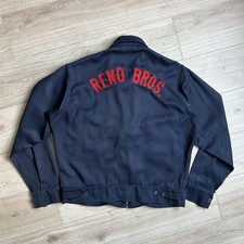 Vintage 60s Mechanic Work Jacket Chain Stitch