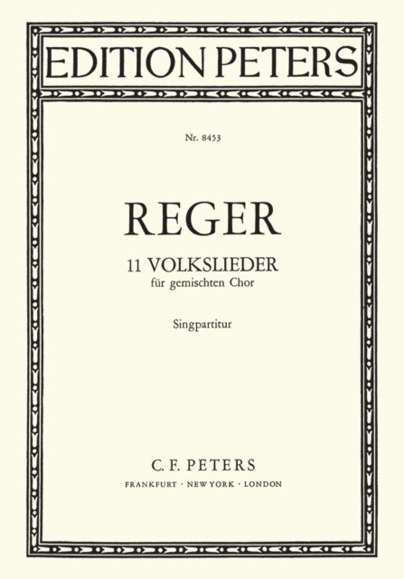 11 Volkslieder (German) 9790014066833