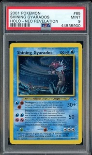 2001 Pokemon Neo Revelation #65 Shining Gyarados PSA 9 MINT