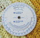 VINTAGE 1940 Standard Oil Company of California Aviation Flight Computer Wheel — photo 5