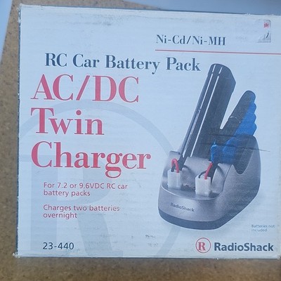 RadioShack AC/DC Twin Charger NiMH NiCd Defective-Battery Alert 23-440