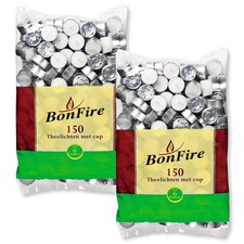 300 x Bonfire Teelichter 6 Stunden Brenndauer...