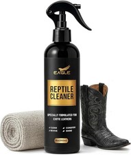 Exotic Leather Cleaner Conditioner Spray Cleans, Conditions Protects Allig