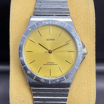 CITIZEN LEOPARD クォーツ 腕時計 ゴールド文字盤 s-l400.jpg