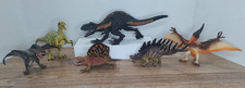 Toy Dinosaurs lot of 6/ Schleich/Other Brand/Some with moveable Parts