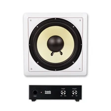 Acoustic Audio HD-S10 Flush Mount Subwoofer In Wall with 10" Speaker and Amp